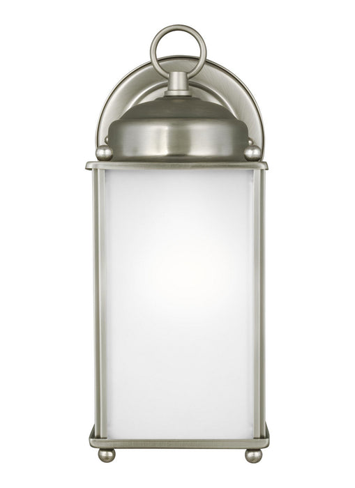Generation Lighting 8593001EN3-965 One Light Outdoor Wall Lantern, Antique Brushed Nickel