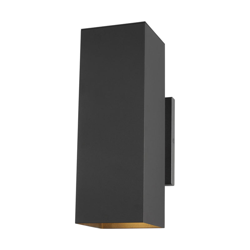 Visual Comfort Studio 8631702-12 Two Light Outdoor Wall Lantern, Black