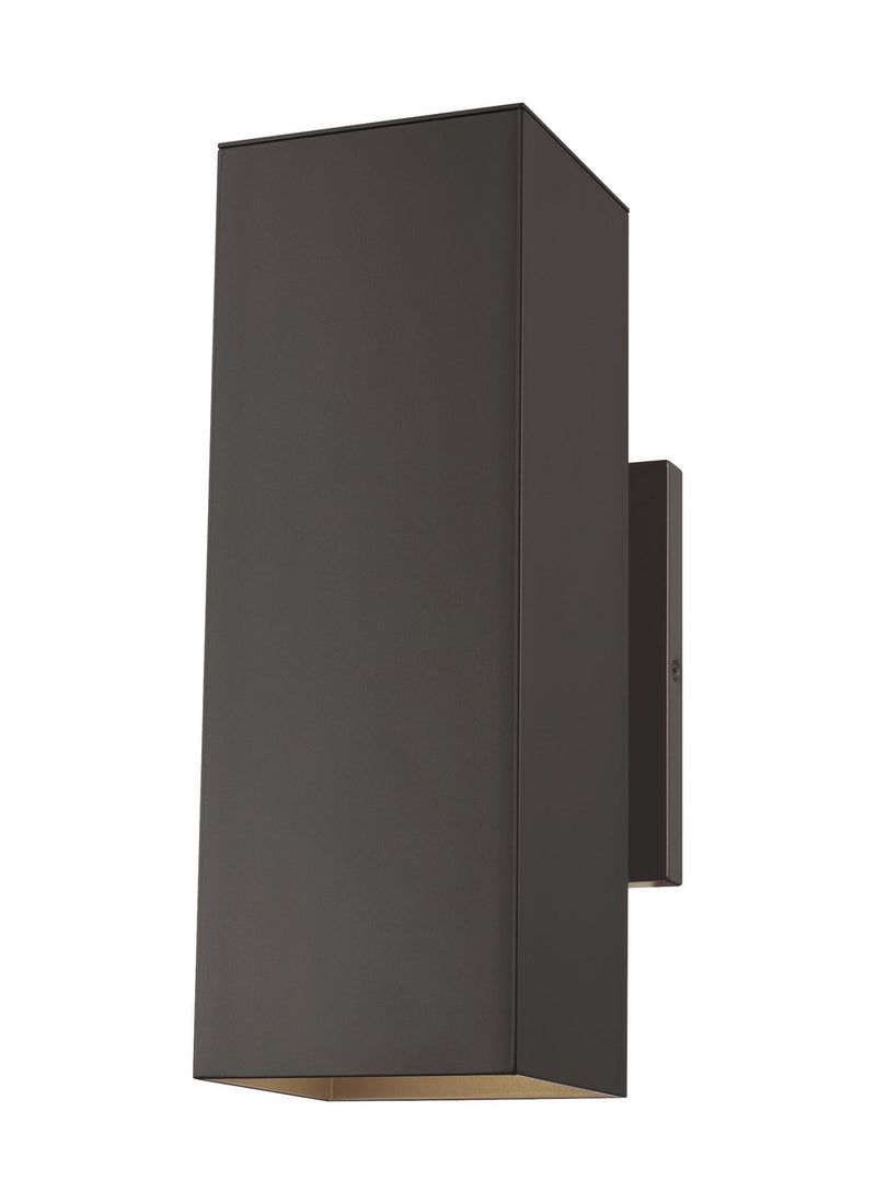 Visual Comfort Studio 8631702EN3-10 Two Light Outdoor Wall Lantern, Bronze