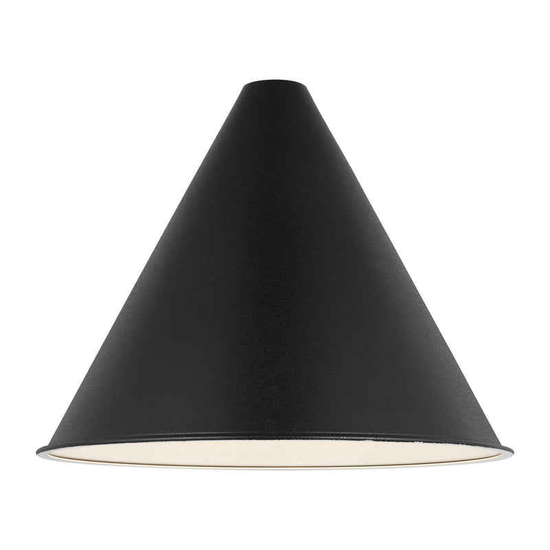 Generation Lighting 8638501-12 One Light Outdoor Wall Lantern, Black