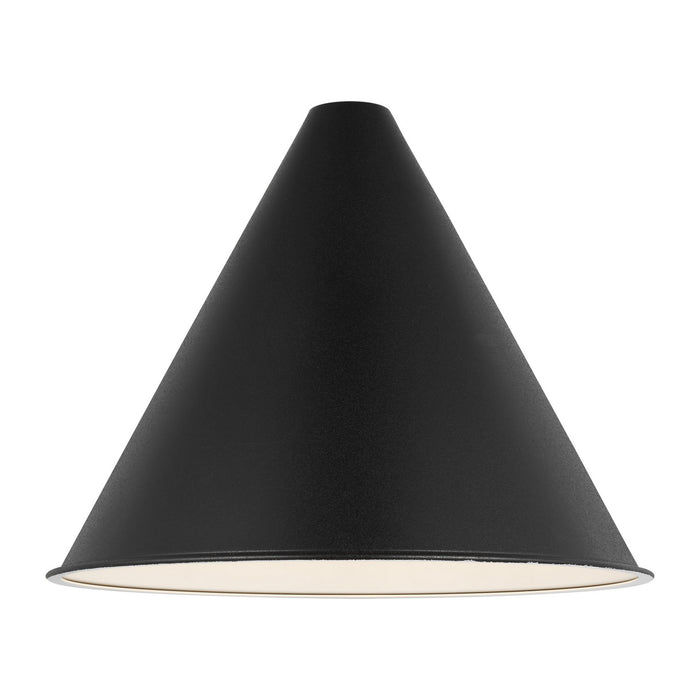 Generation Lighting 8638501-12 One Light Outdoor Wall Lantern, Black
