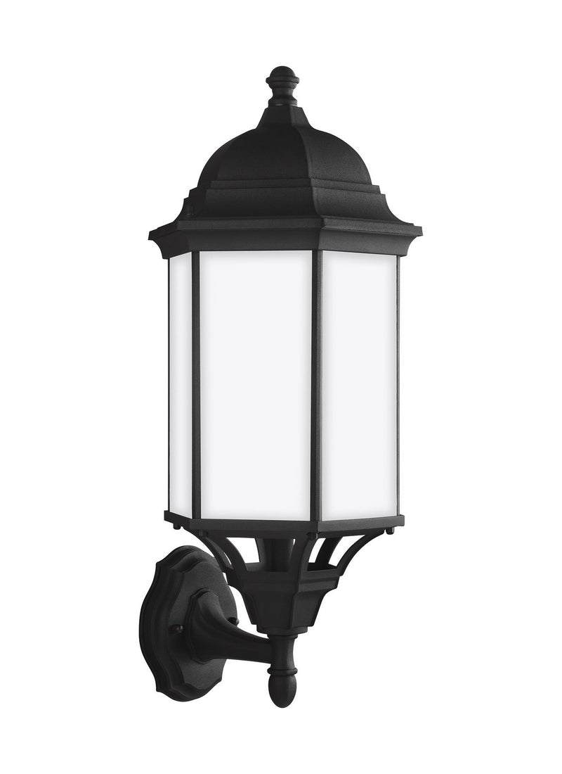 Generation Lighting 8638751-12 One Light Outdoor Wall Lantern, Black