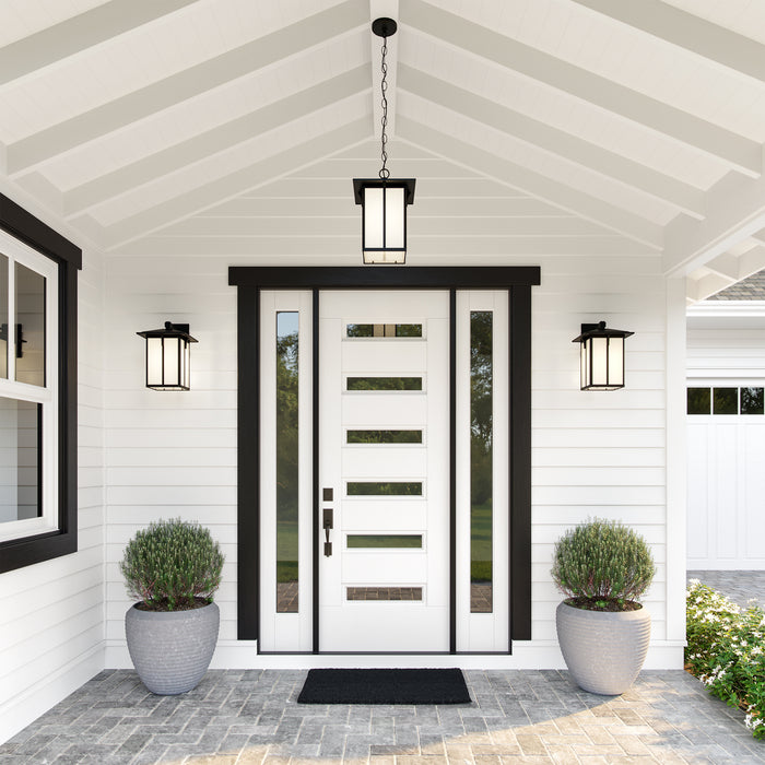 Generation Lighting 8652701-12 One Light Outdoor Wall Lantern, Black