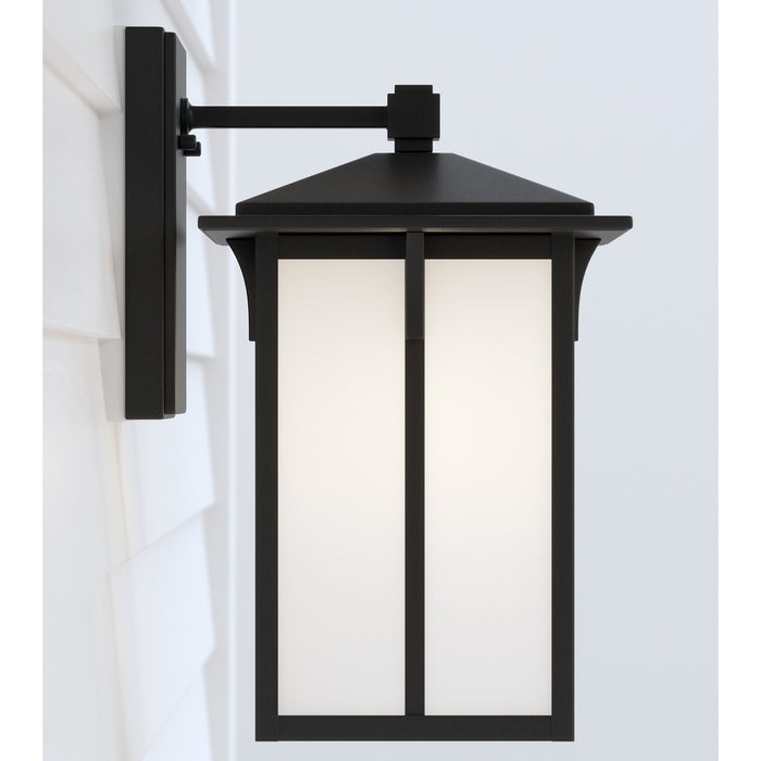Generation Lighting 8652701-12 One Light Outdoor Wall Lantern, Black