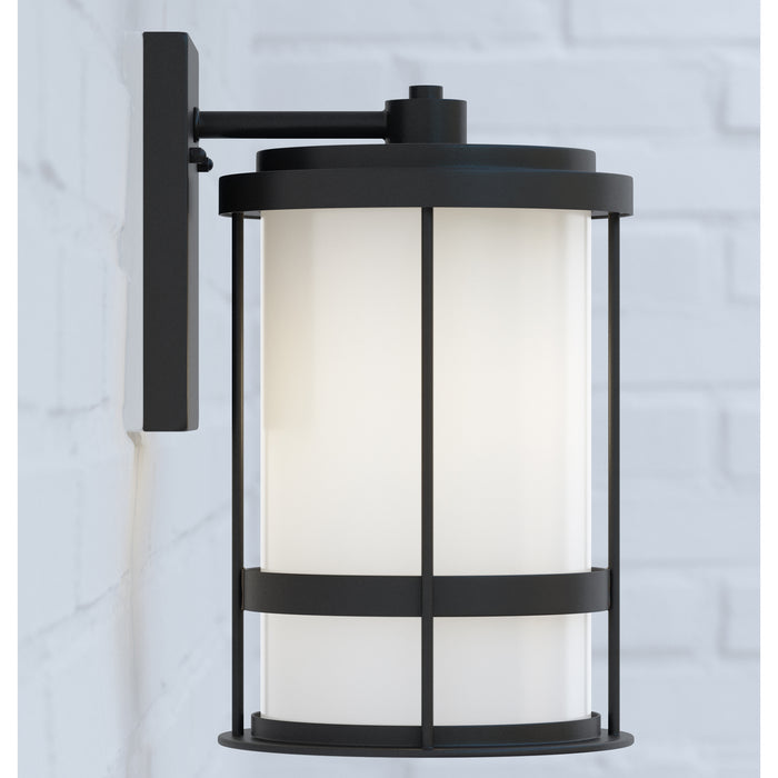 Generation Lighting 8690901-12 One Light Outdoor Wall Lantern, Black