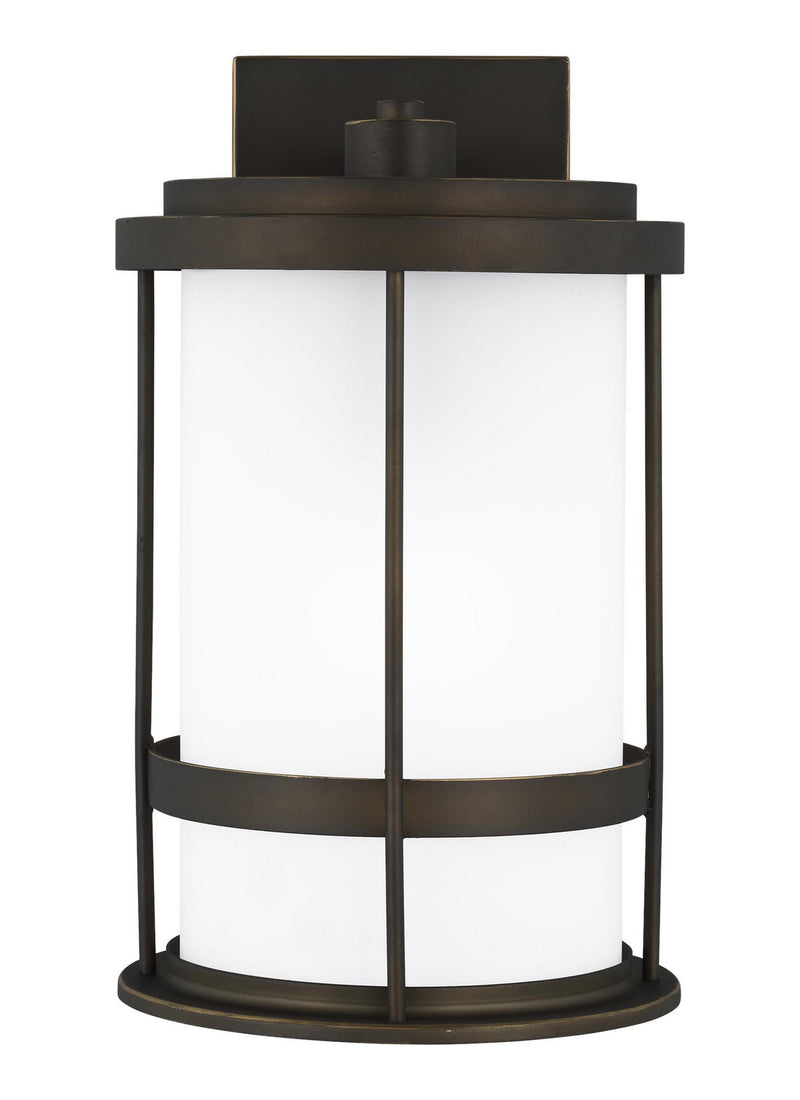 Generation Lighting 8690901DEN3-71 One Light Outdoor Wall Lantern, Antique Bronze