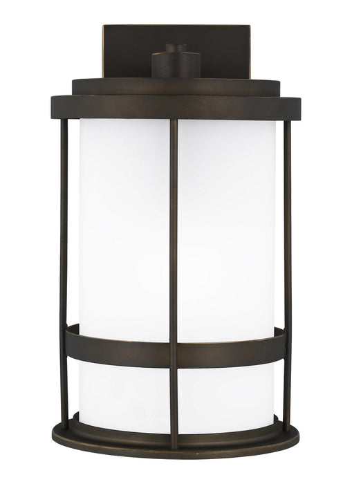 Generation Lighting 8690901DEN3-71 One Light Outdoor Wall Lantern, Antique Bronze