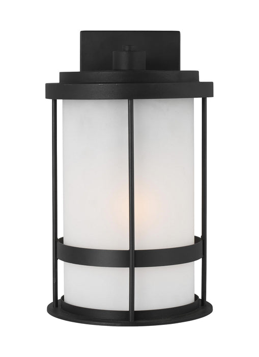 Generation Lighting 8690901EN3-12 One Light Outdoor Wall Lantern, Black