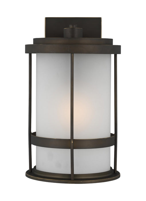 Generation Lighting 8690901EN3-71 One Light Outdoor Wall Lantern, Antique Bronze