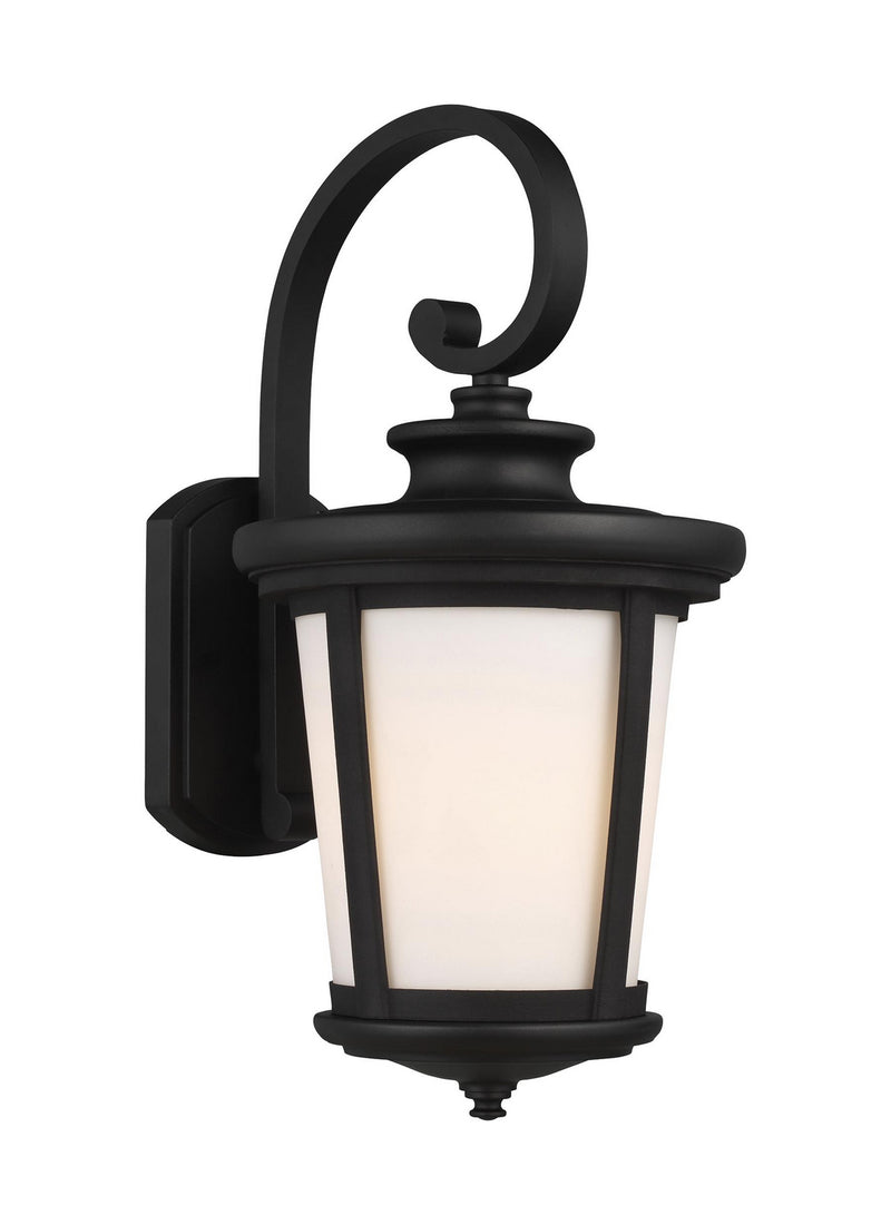Generation Lighting 8719301EN3-12 One Light Outdoor Wall Lantern, Black