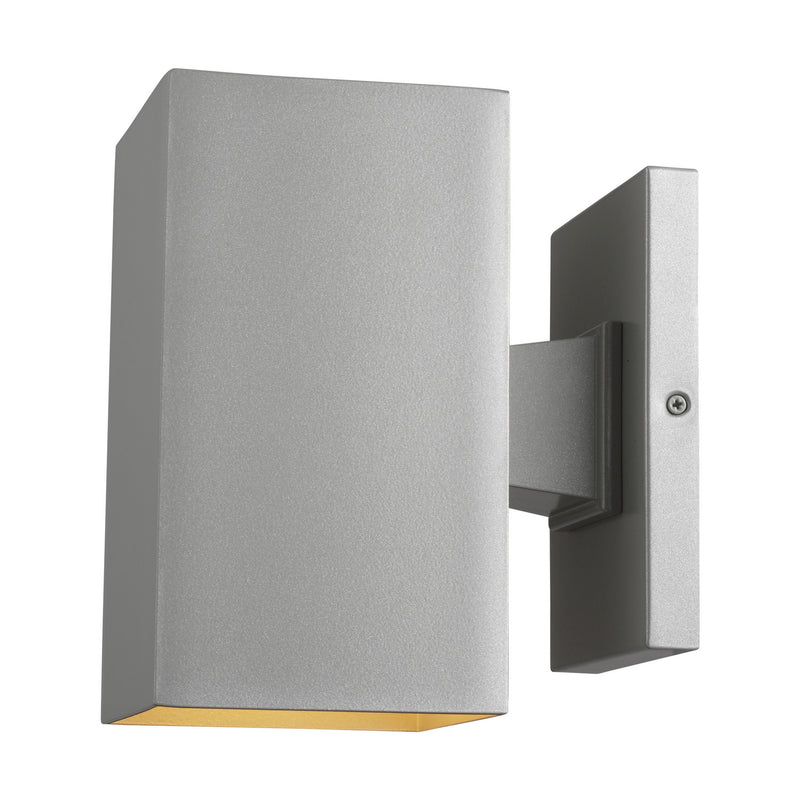 Visual Comfort Studio 8731701-753 One Light Outdoor Wall Lantern, Painted Brushed Nickel