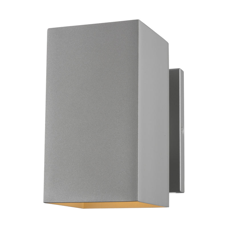 Visual Comfort Studio 8731701-753 One Light Outdoor Wall Lantern, Painted Brushed Nickel