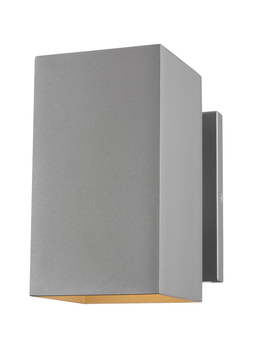 Visual Comfort Studio 8731701EN3-753 One Light Outdoor Wall Lantern, Painted Brushed Nickel