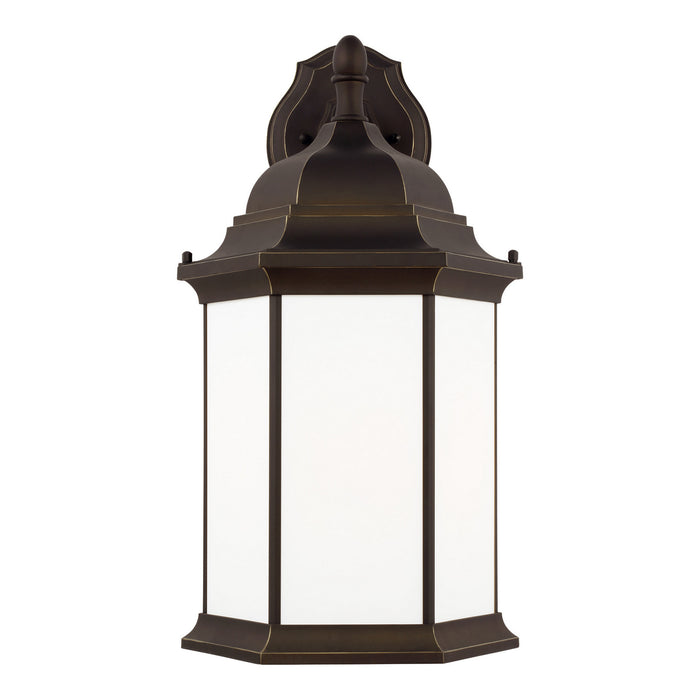 Generation Lighting 8738751-71 One Light Outdoor Wall Lantern, Antique Bronze