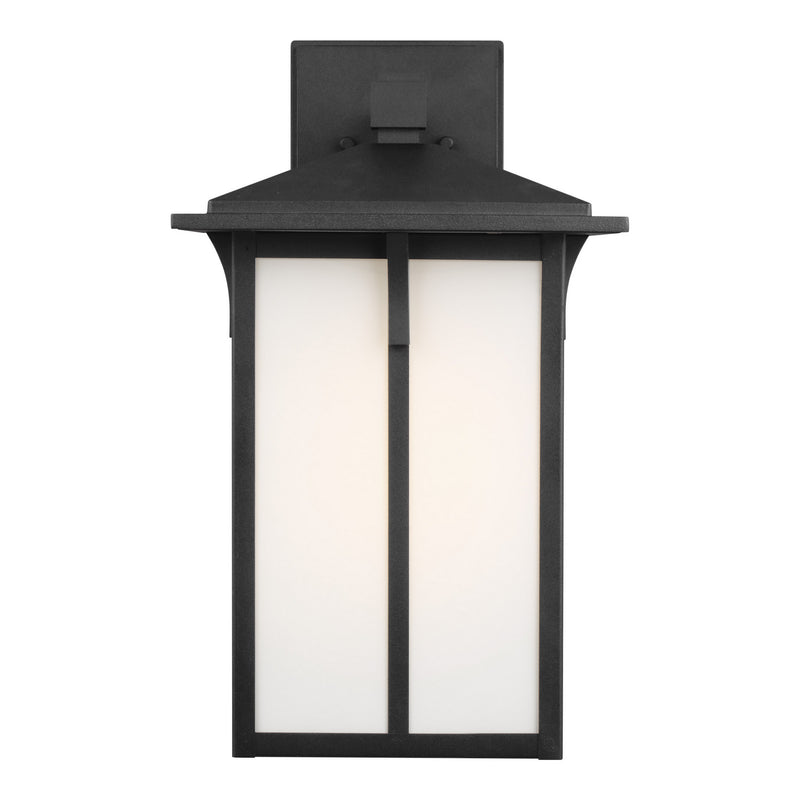 Generation Lighting 8752701-12 One Light Outdoor Wall Lantern, Black