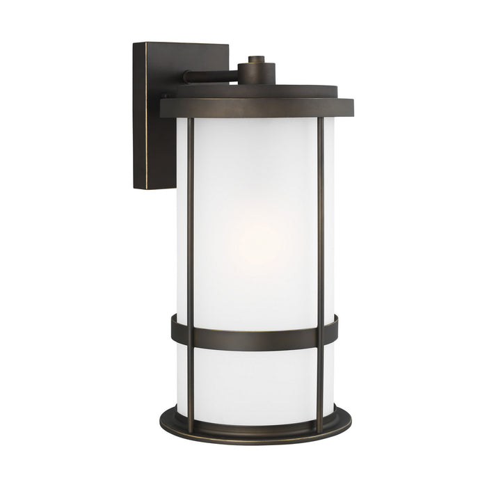 Generation Lighting 8790901-71 One Light Outdoor Wall Lantern, Antique Bronze