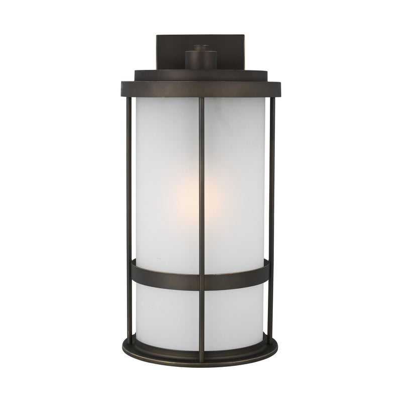 Generation Lighting 8790901-71 One Light Outdoor Wall Lantern, Antique Bronze