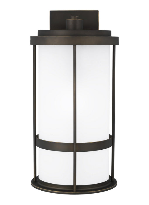 Generation Lighting 8790901D-71 One Light Outdoor Wall Lantern, Antique Bronze