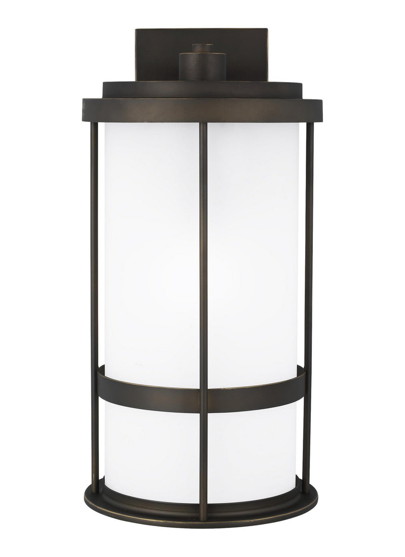 Generation Lighting 8790901DEN3-71 One Light Outdoor Wall Lantern, Antique Bronze