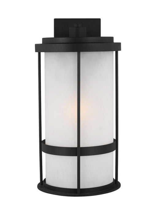 Generation Lighting 8790901EN3-12 One Light Outdoor Wall Lantern, Black