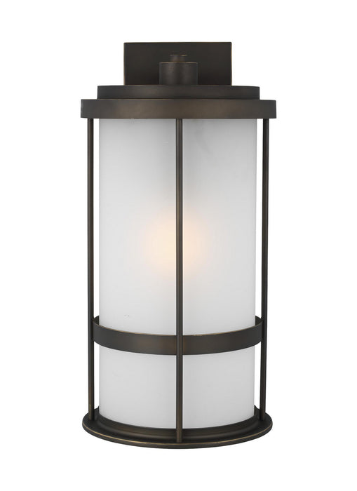 Generation Lighting 8790901EN3-71 One Light Outdoor Wall Lantern, Antique Bronze
