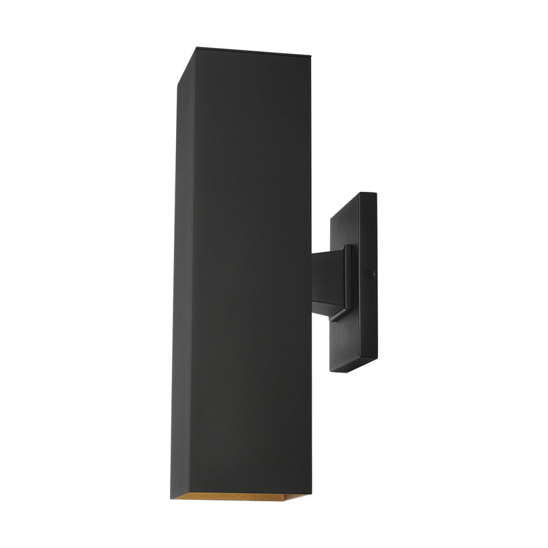 Visual Comfort Studio 8831702-12 Two Light Outdoor Wall Lantern, Black