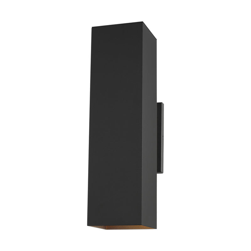 Visual Comfort Studio 8831702-12 Two Light Outdoor Wall Lantern, Black