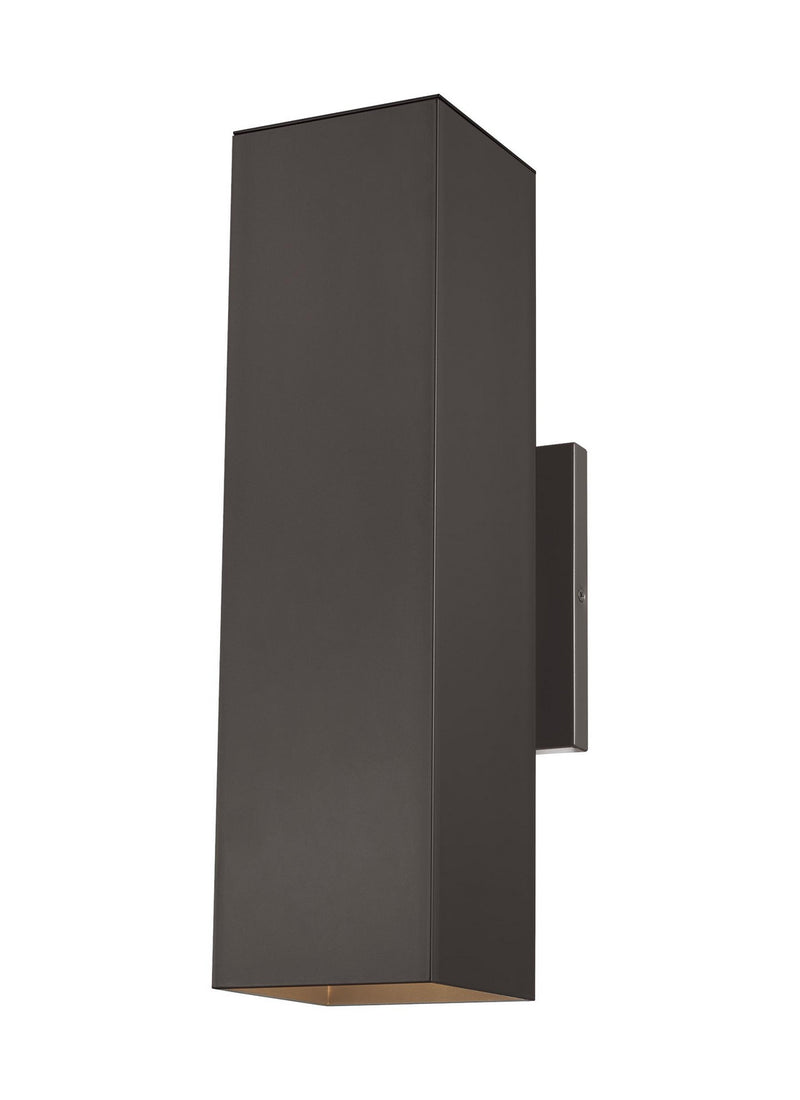 Visual Comfort Studio 8831702EN3-10 Two Light Outdoor Wall Lantern, Bronze