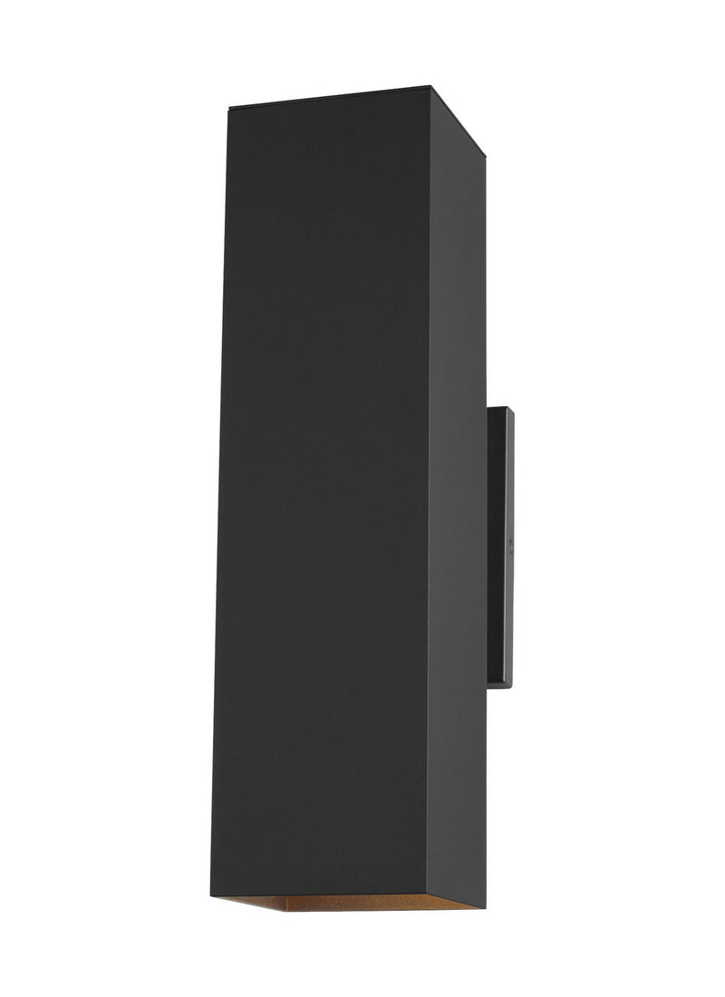 Visual Comfort Studio 8831702EN3-12 Two Light Outdoor Wall Lantern, Black