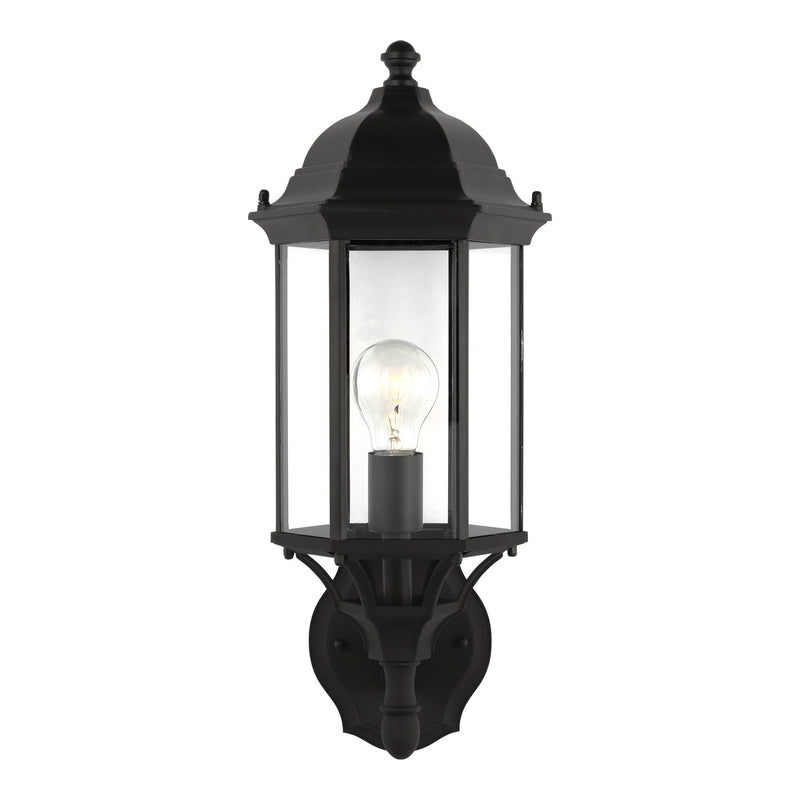 Generation Lighting 8838701-12 One Light Outdoor Wall Lantern, Black
