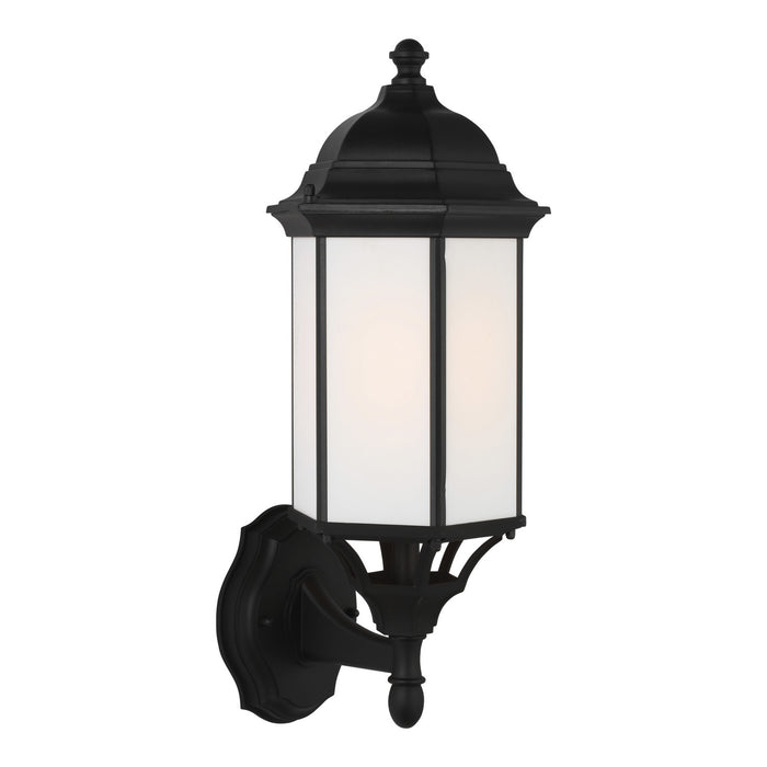 Generation Lighting 8838751-12 One Light Outdoor Wall Lantern, Black