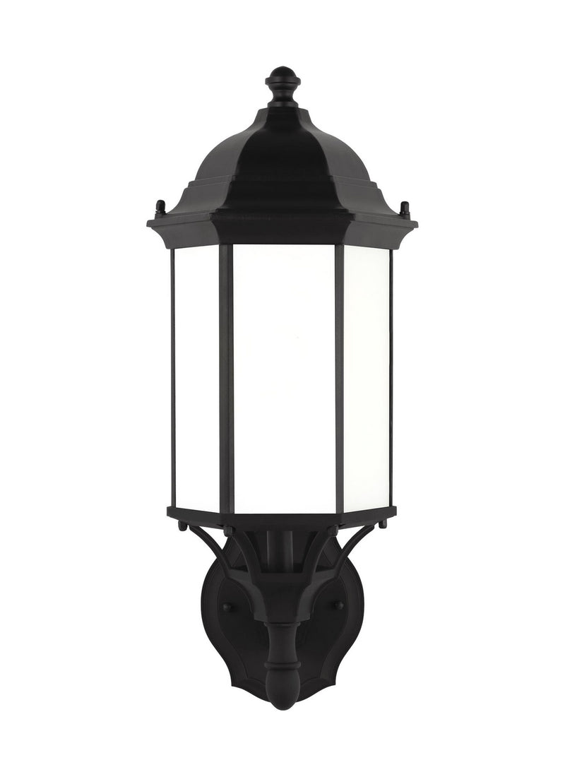 Generation Lighting 8838751-12 One Light Outdoor Wall Lantern, Black