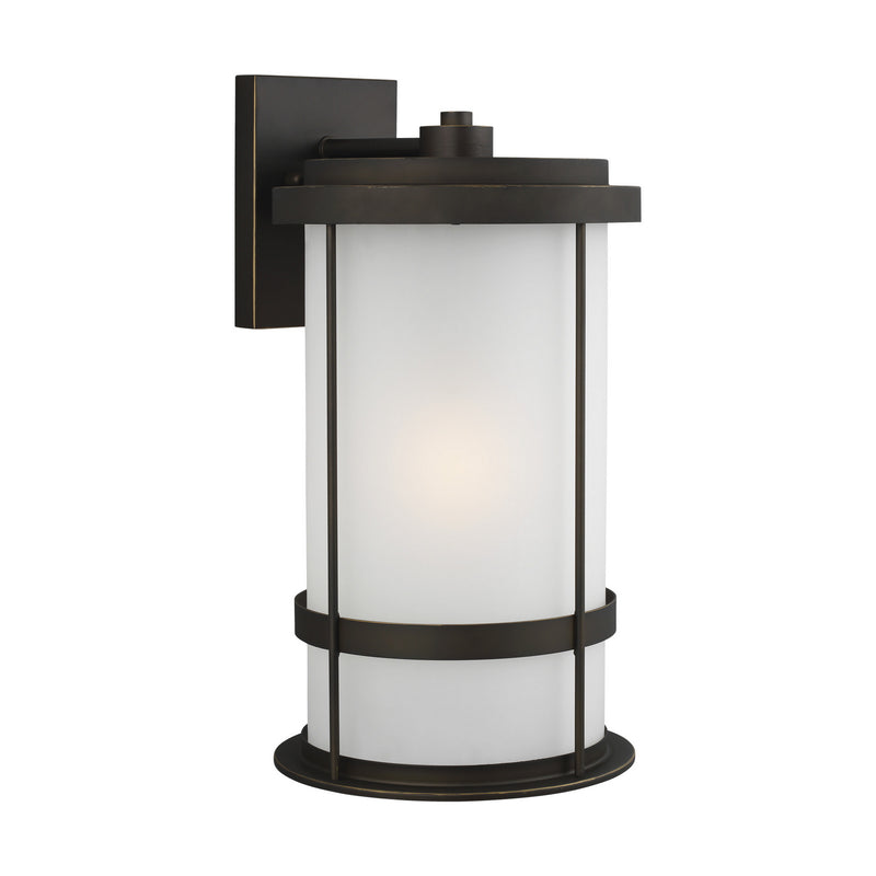 Generation Lighting 8890901-71 One Light Outdoor Wall Lantern, Antique Bronze