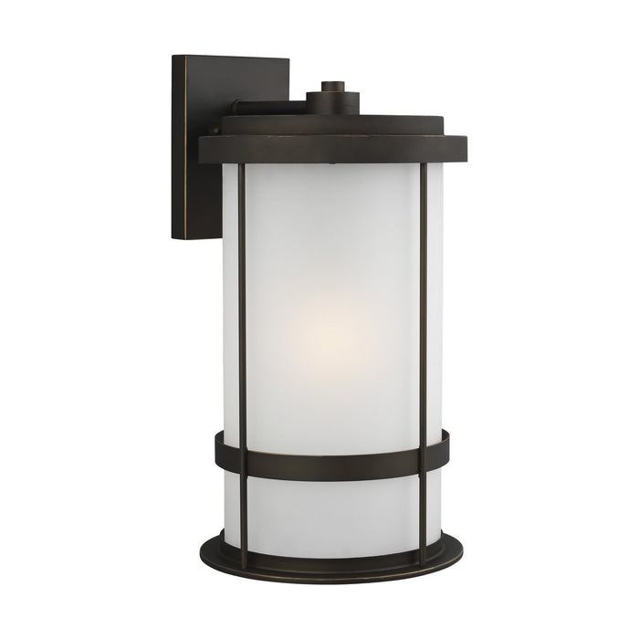 Generation Lighting 8890901-71 One Light Outdoor Wall Lantern, Antique Bronze