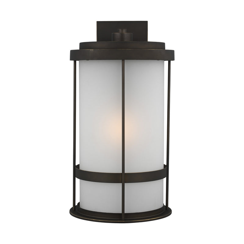 Generation Lighting 8890901-71 One Light Outdoor Wall Lantern, Antique Bronze