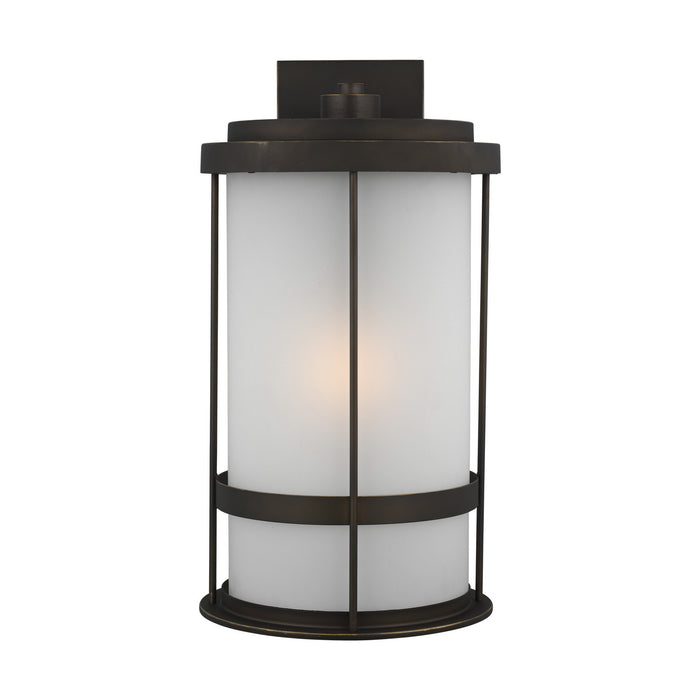 Generation Lighting 8890901-71 One Light Outdoor Wall Lantern, Antique Bronze