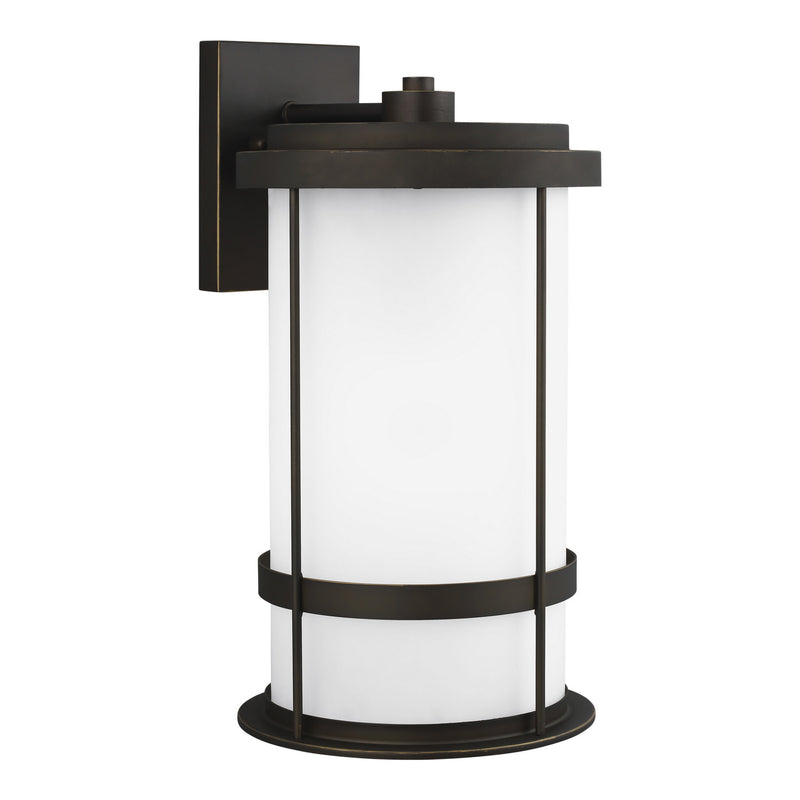 Generation Lighting 8890901D-71 One Light Outdoor Wall Lantern, Antique Bronze