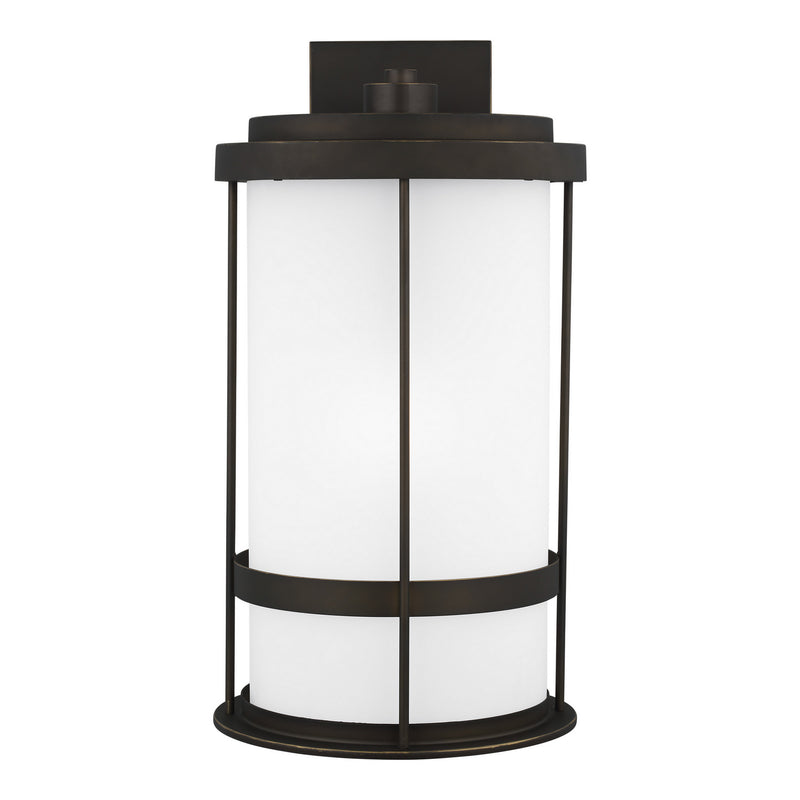 Generation Lighting 8890901D-71 One Light Outdoor Wall Lantern, Antique Bronze