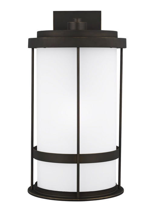 Generation Lighting 8890901DEN3-71 One Light Outdoor Wall Lantern, Antique Bronze