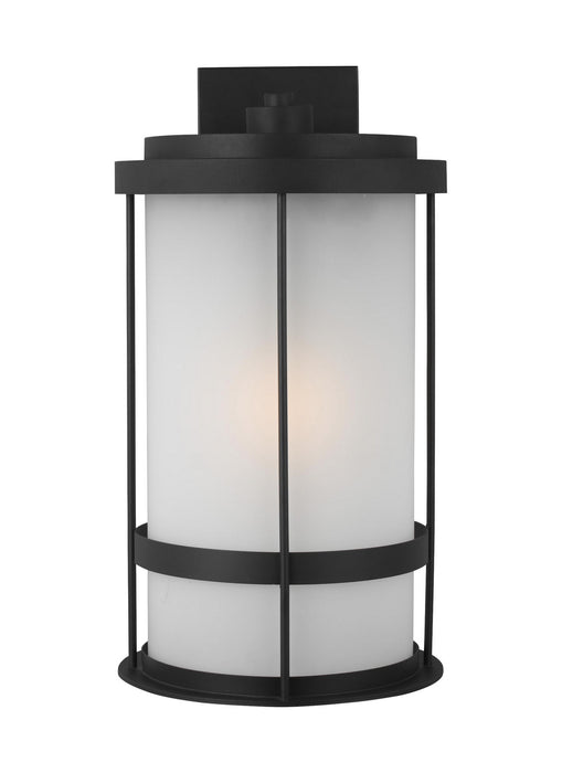 Generation Lighting 8890901EN3-12 One Light Outdoor Wall Lantern, Black