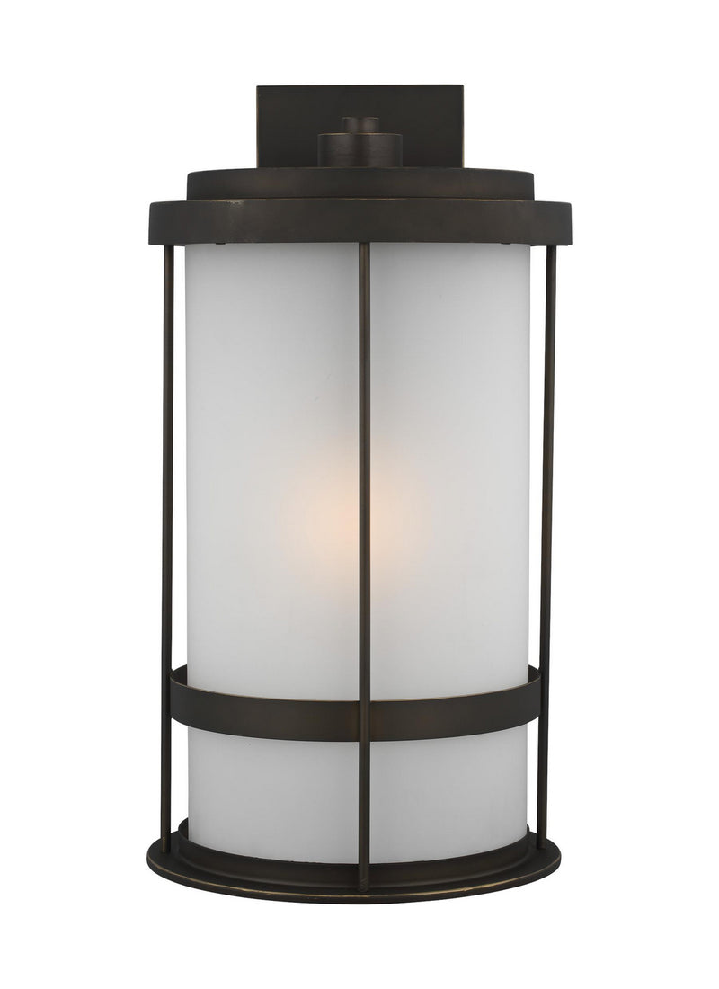 Generation Lighting 8890901EN3-71 One Light Outdoor Wall Lantern, Antique Bronze