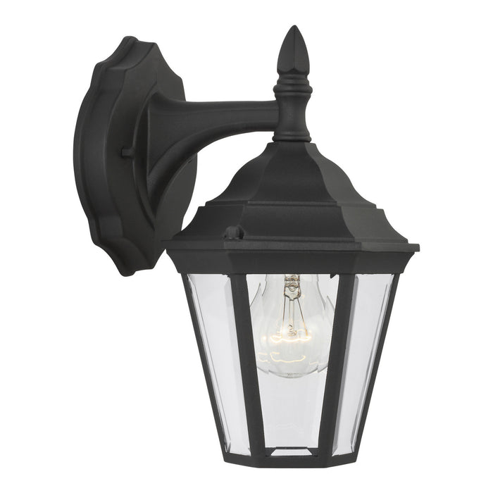 Generation Lighting 88937-12 One Light Outdoor Wall Lantern, Black