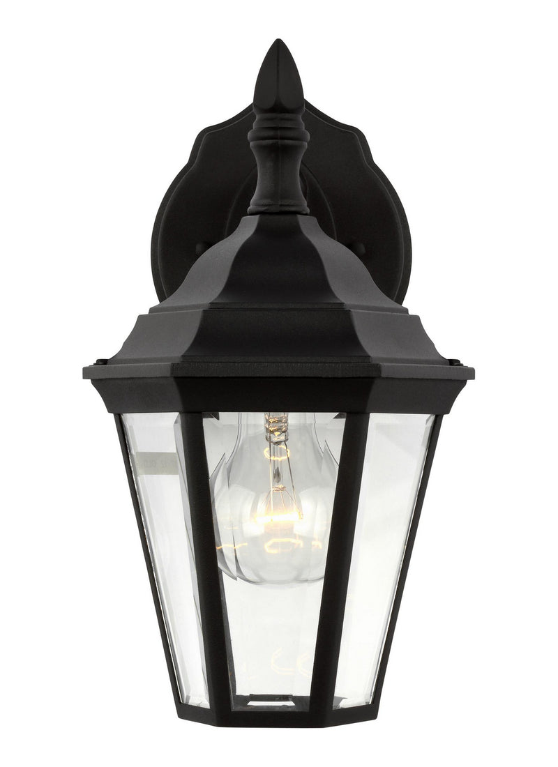 Generation Lighting 88937-12 One Light Outdoor Wall Lantern, Black