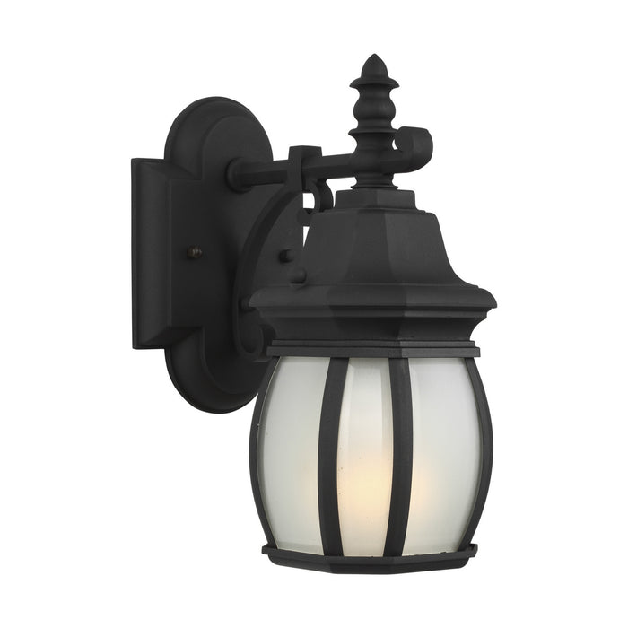 Generation Lighting 89104-12 One Light Outdoor Wall Lantern, Black