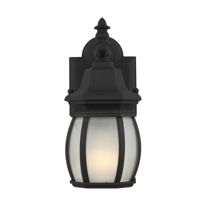 Generation Lighting 89104-12 One Light Outdoor Wall Lantern, Black