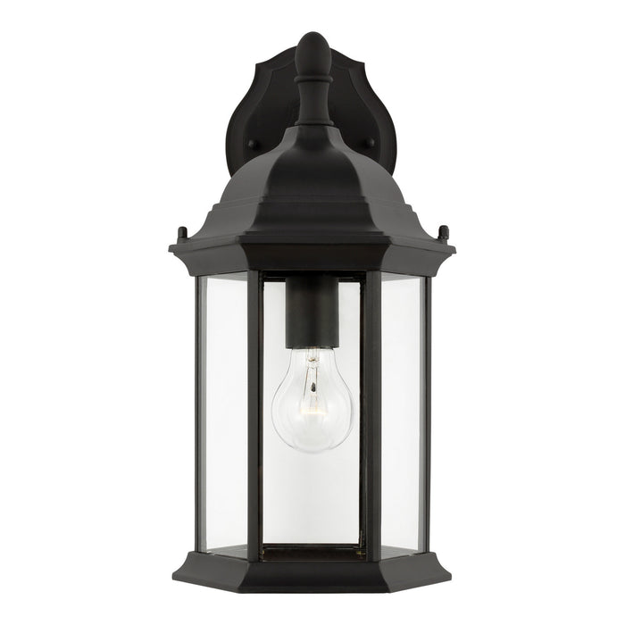 Generation Lighting 8938701-12 One Light Outdoor Wall Lantern, Black