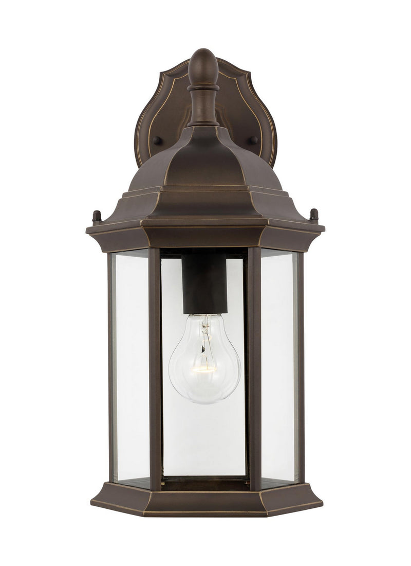 Generation Lighting 8938701-71 One Light Outdoor Wall Lantern, Antique Bronze
