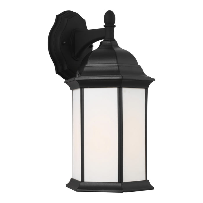 Generation Lighting 8938751-12 One Light Outdoor Wall Lantern, Black
