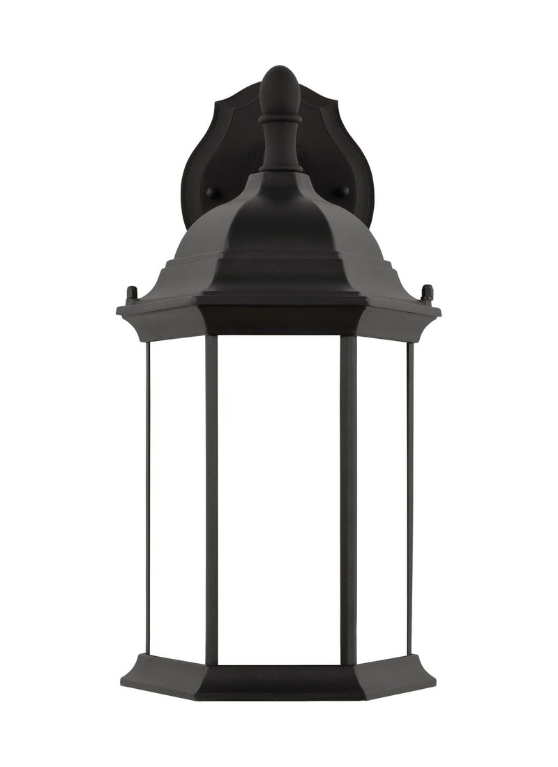 Generation Lighting 8938751EN3-12 One Light Outdoor Wall Lantern, Black