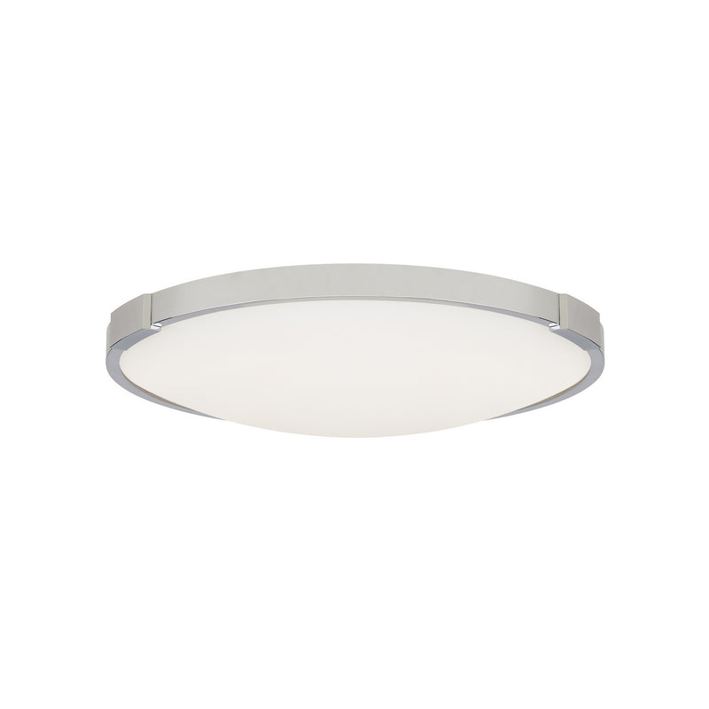 Visual Comfort Modern 700FMLNC13C-LED927-277 LED Flush Mount, Chrome